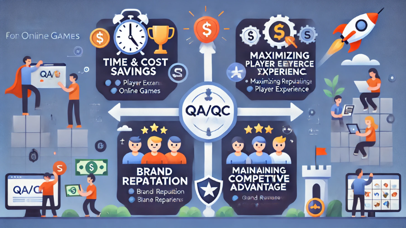 Lợi Ích Của Việc Đầu Tư Vào QA/QC Game Trực Tuyến