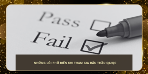 Sai Lầm Tai Hại Thường Gặp Khi Viết Proposal Đấu Thầu QA/QC Cho GO88