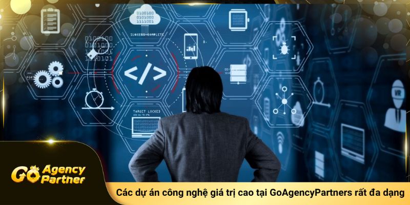 Các dự án công nghệ giá trị cao tại GoAgencyPartners rất đa dạng