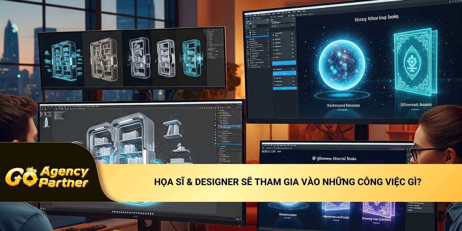 Họa sĩ & Designer sẽ tham gia vào những công việc gì?