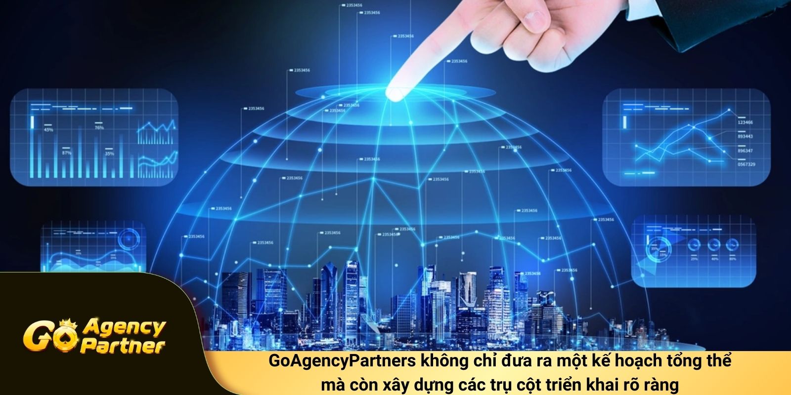 GoAgencyPartners không chỉ đưa ra một kế hoạch tổng thểmà còn xây dựng các trụ cột triển khai rõ ràng